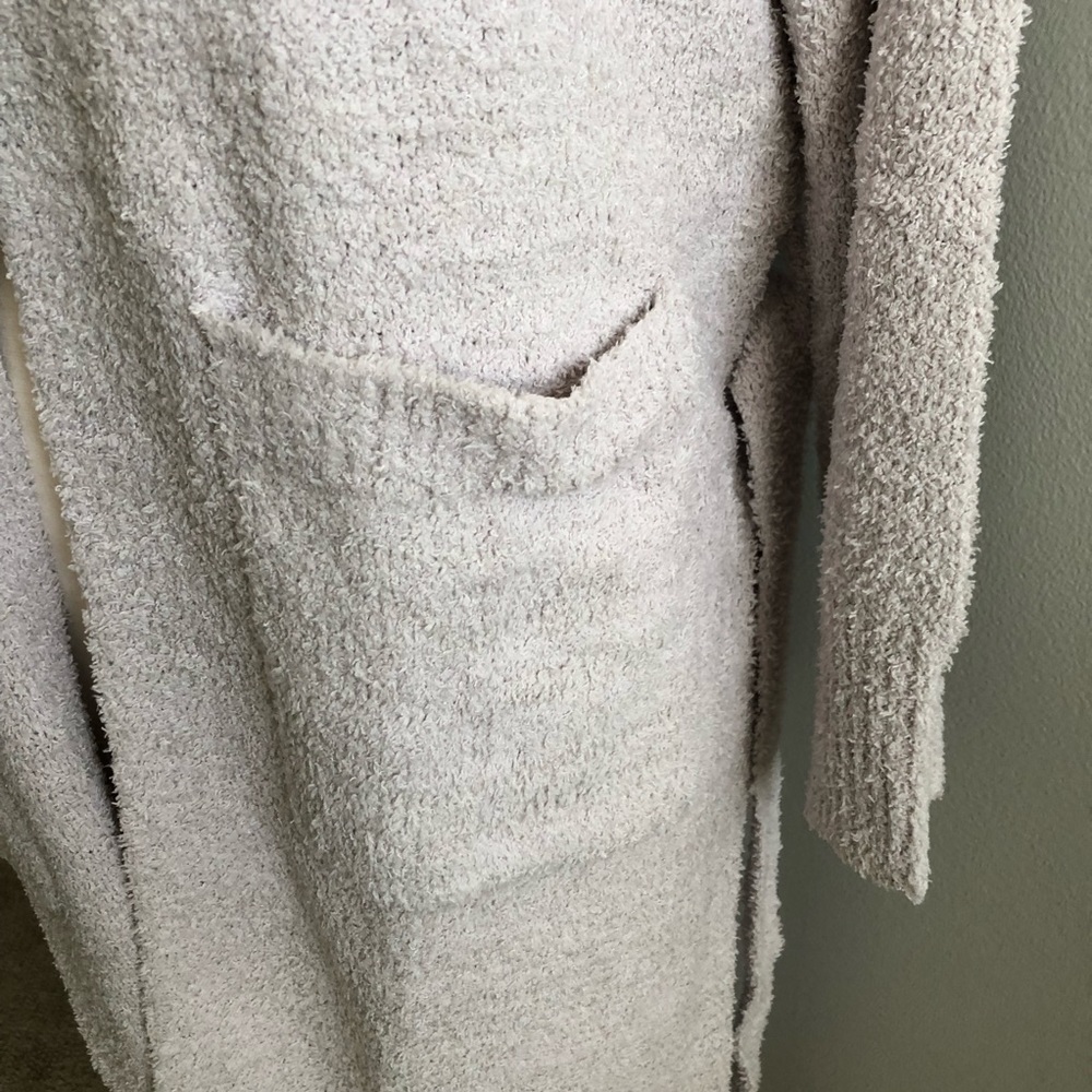 NIA fuzzy hooded duster cardigan - Picture 8 of 8